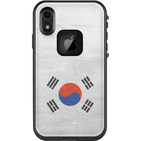 South Korean Flag Distressed LifeProof Fre iPhone Skin